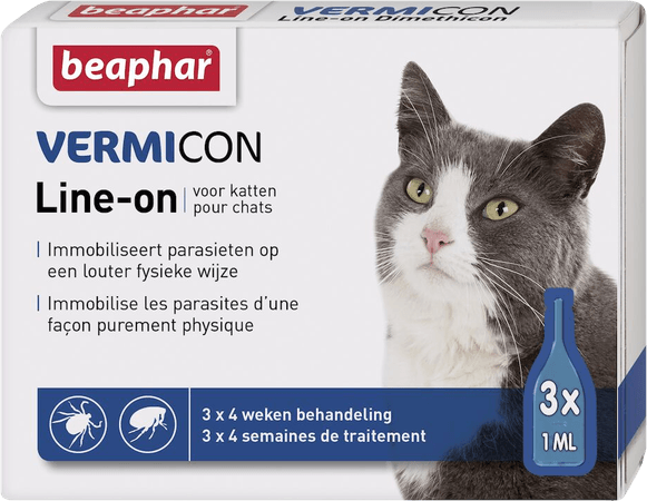 Beaphar Vermicon Line-On Kat 3X1ml