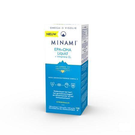 Minami Epa+Dha Liquid + Vit D3 Fl 150ml  -  Nestle