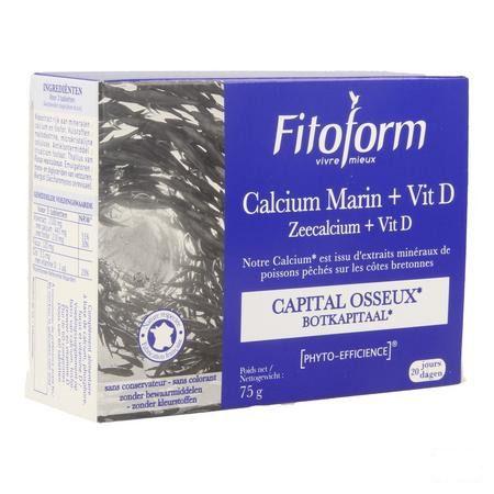 Calcium Marin Comprimes 60 Fitoform  -  Bioholistic Diffusion