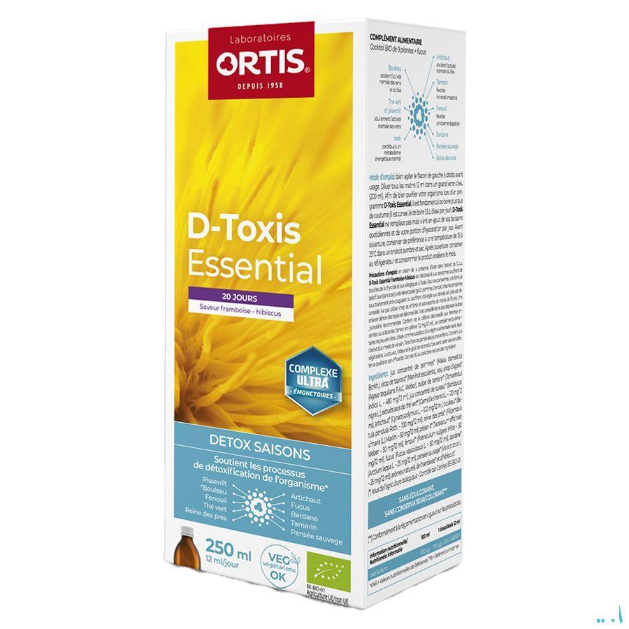 D Toxis Essential Framboos Hibiscus Bio 250 ml D Toxis Essential Framboos Hibiscus Bio 250 ml