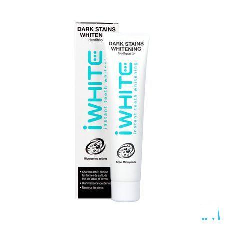 Iwhite Dark Stains Whitening Tandpasta Tube 75 ml