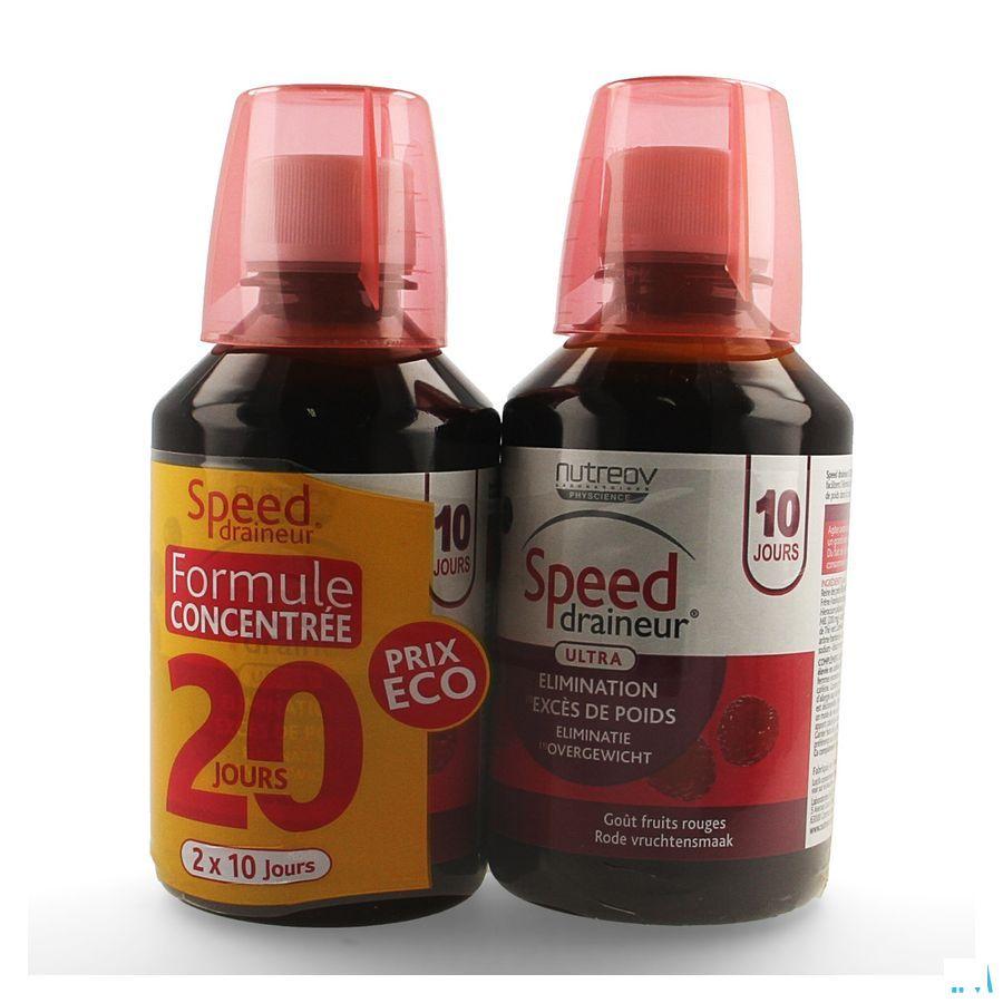 Speed Draineur Ultra Arome Rode Vruchten Fl2x280 ml
