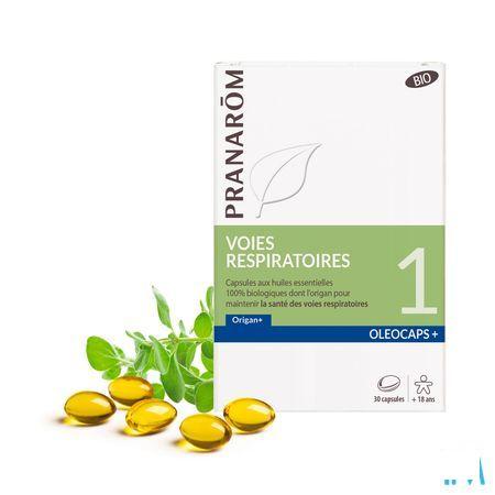OleoCapsule + Bio 1 Ademhalingswegen Capsule 30  -  Pranarom
