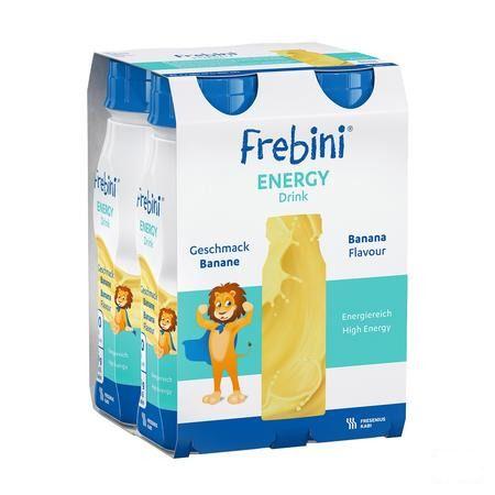 Frebini Energy Drink Enfant Banane Flacon 4x200 ml  -  Fresenius