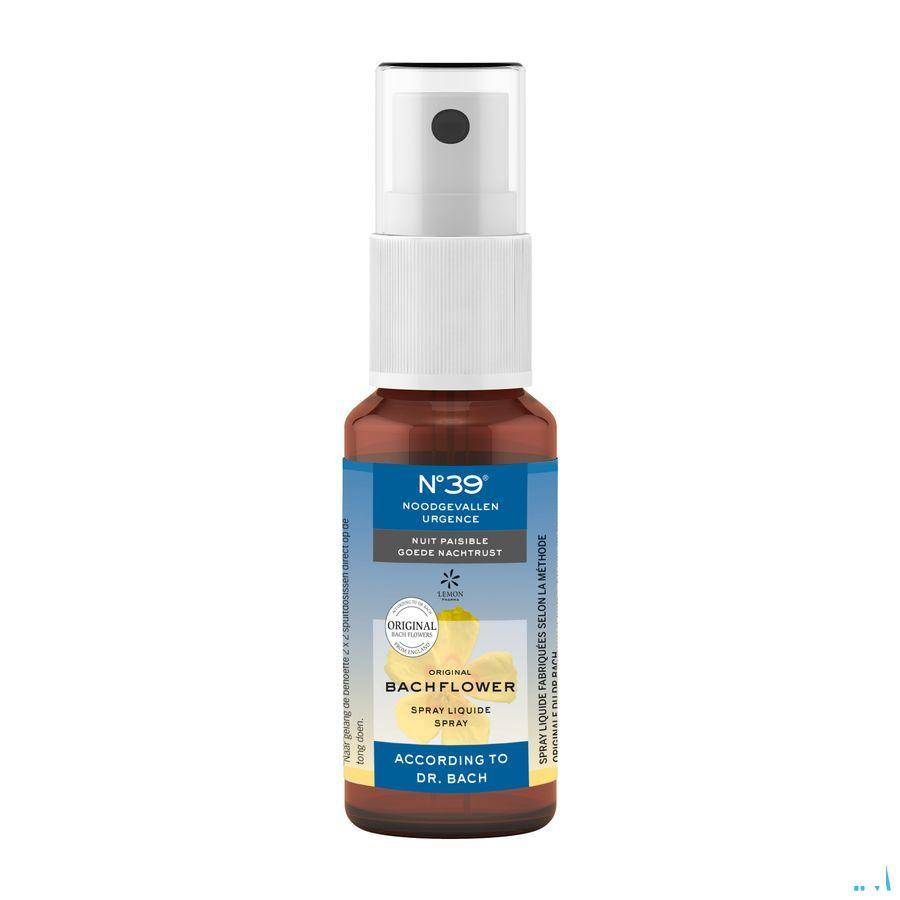 Fleurs De Bach Bio Nr 39 Urgence Nuit Spray 20 ml  -  Eureka Pharma