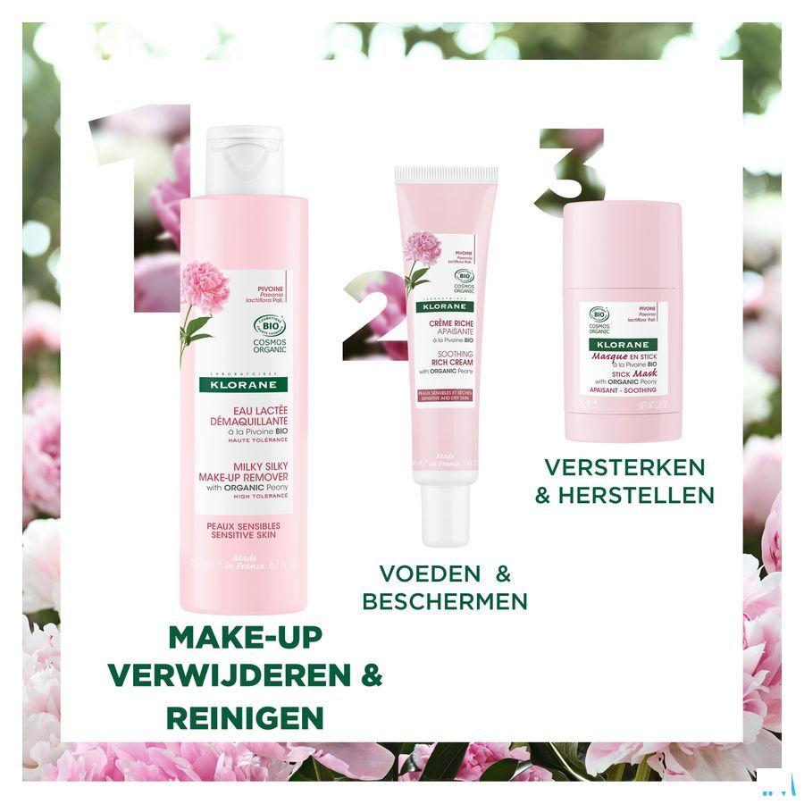 Klorane Gezicht Melkachtig Rein.Water Pioen. 200 ml