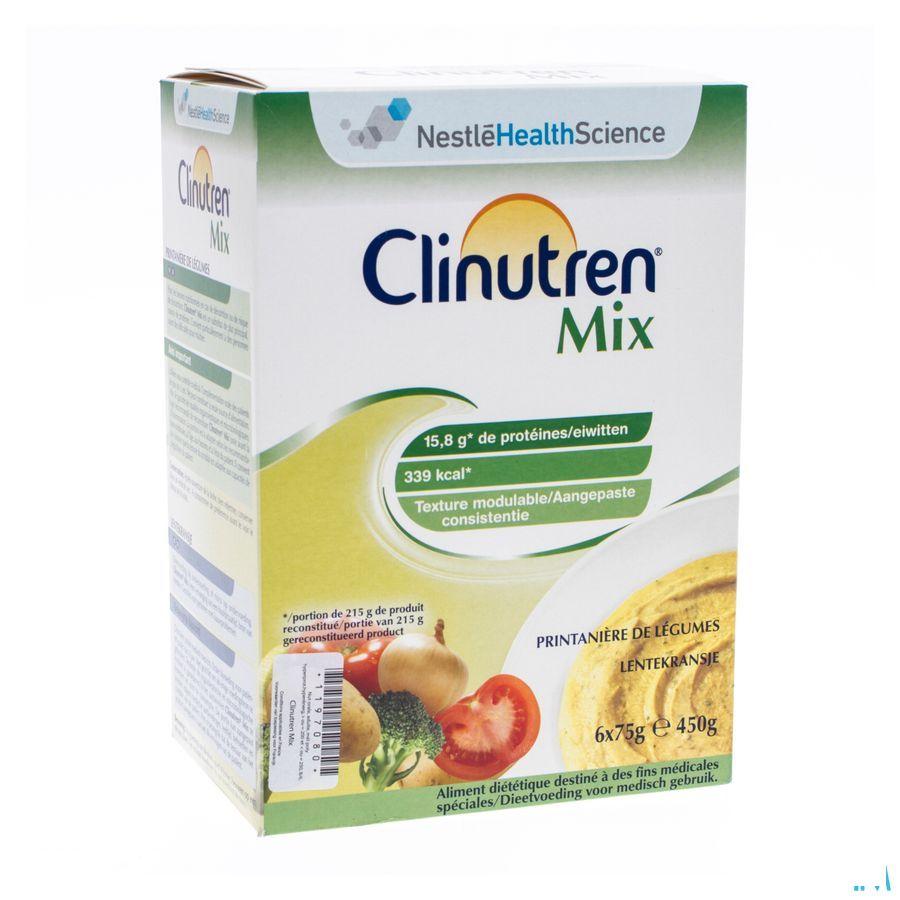 Clinutren Mix Groene Groenten Zakje 6x75 gr  -  Nestle