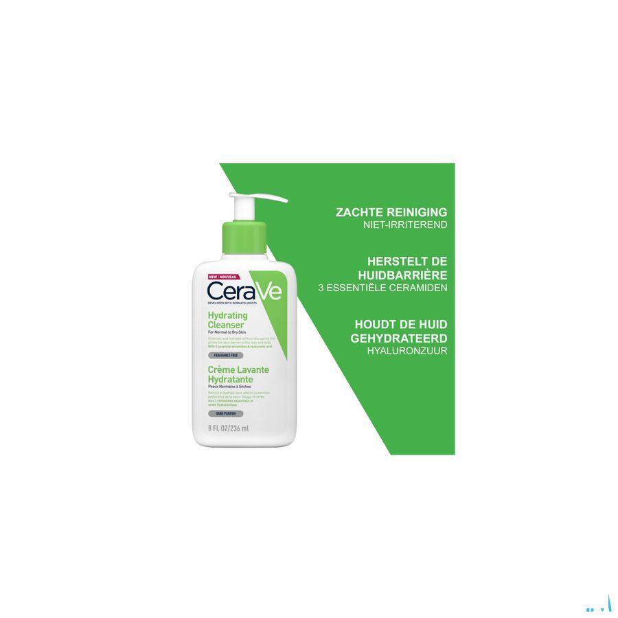 Cerave Creme Reiniging Hydraterend 236 ml  -  Cerave