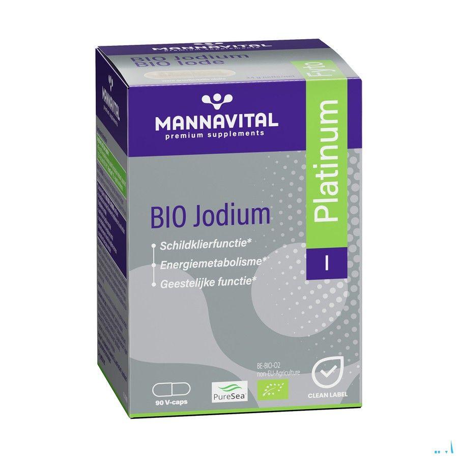 Mannavital Iode Platinum Bio V-Caps 90
