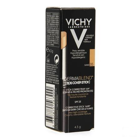 Vichy Fdt Dermablend Sos Cover Stick 35 14h 4,5 gr  -  Vichy
