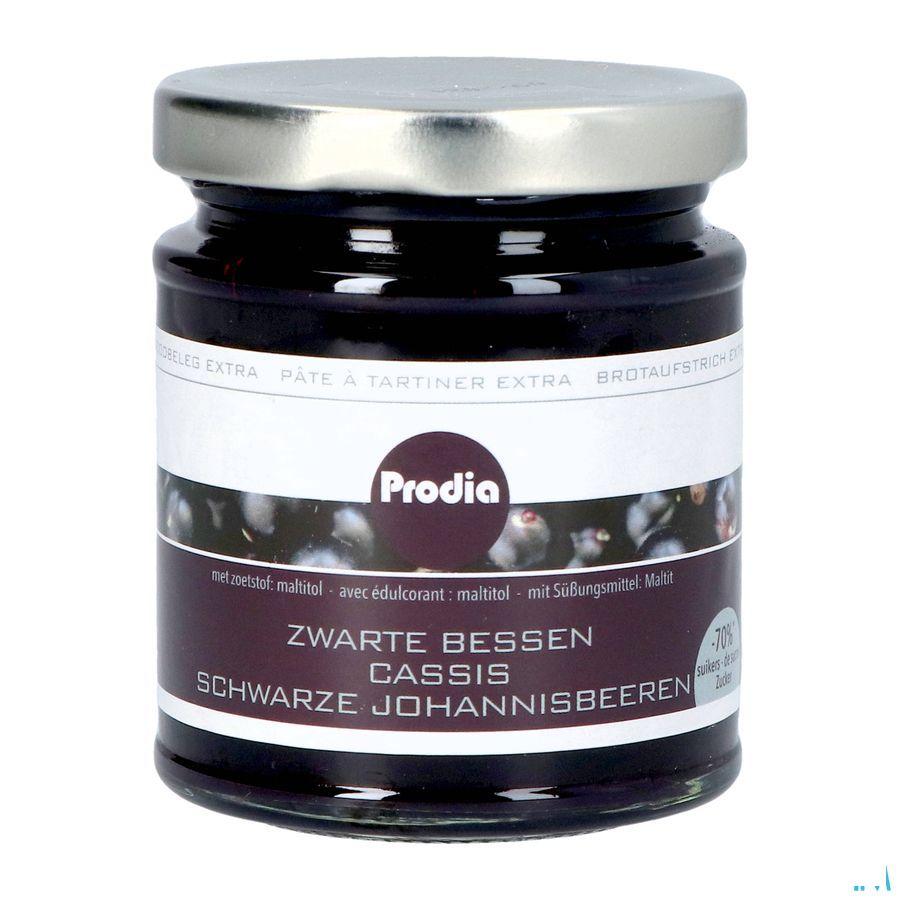 Prodia Tartinade Extra Cassis Maltitol 215 gr  -  Revogan