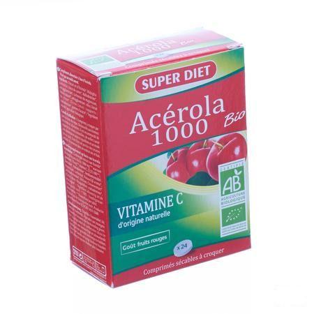 Super Diet Acerola Bio 1000 Tabletten 24  -  Superdiet Laboratoires