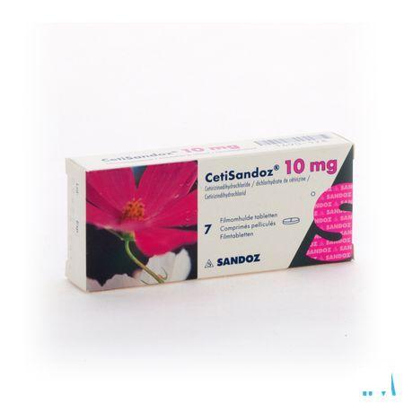 Cetisandoz Sandoz Comprimes 7 X 10 mg 