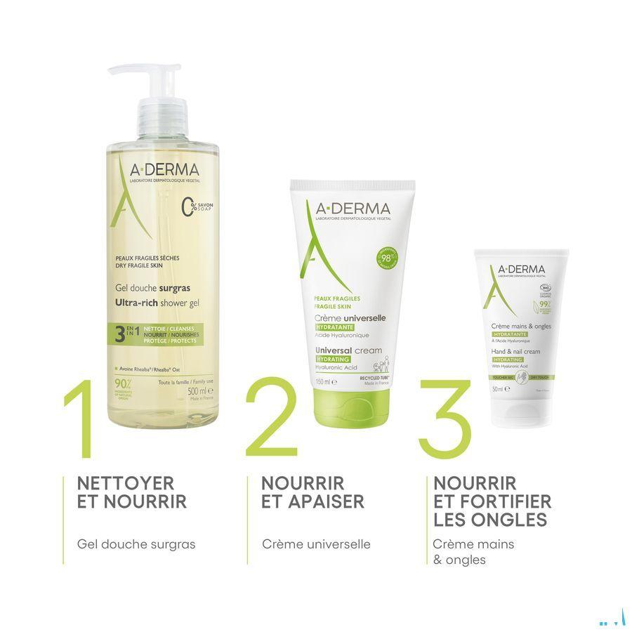 Aderma Douchegel Overvet 500 ml  -  Aderma