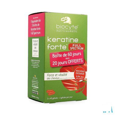 Biocyte Keratine Forte Full Spectrum Capsule 120  -  Biocyte