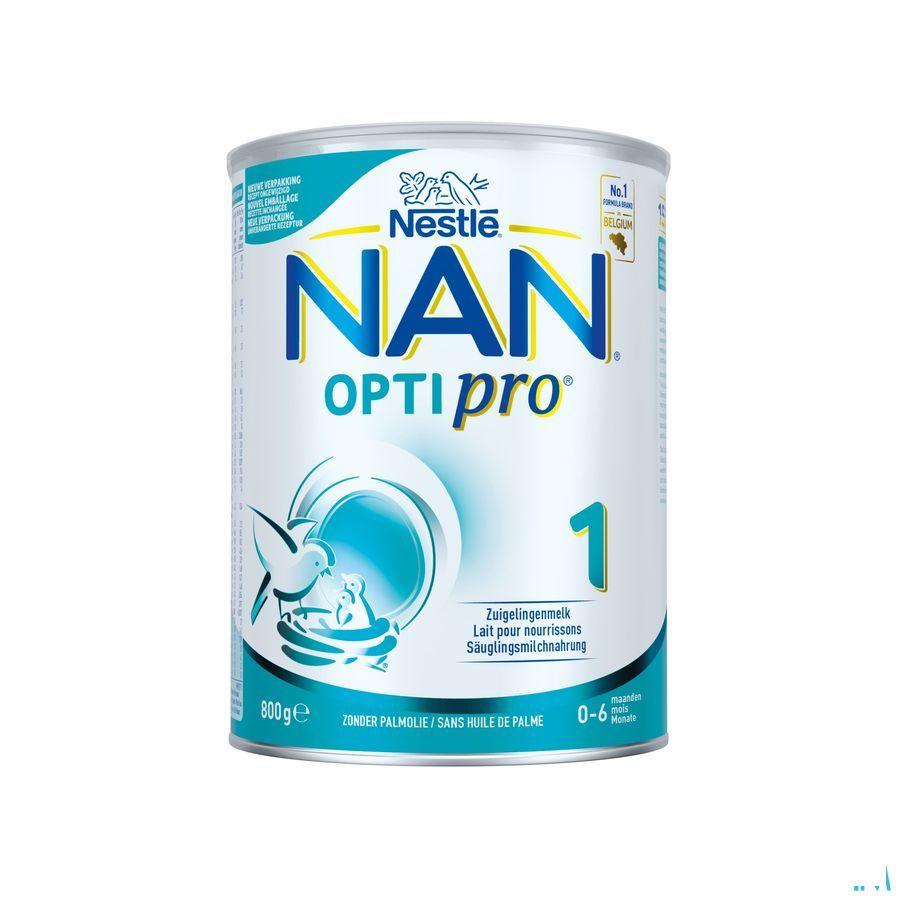 Nan Optipro 1 0-6m Melkpoeder 800 gr  -  Nestle