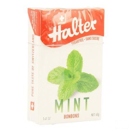 Halter Bonbon Munt Zs 40 gr  -  Sotrexco International