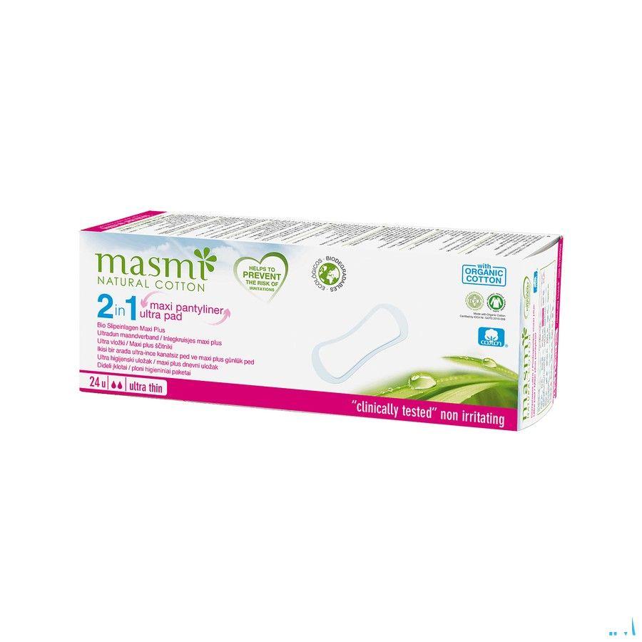 Masmi Protege-Slips & Serv.U-M Maxy + 2/1 Cot.Bio24  -  Natur'Inov