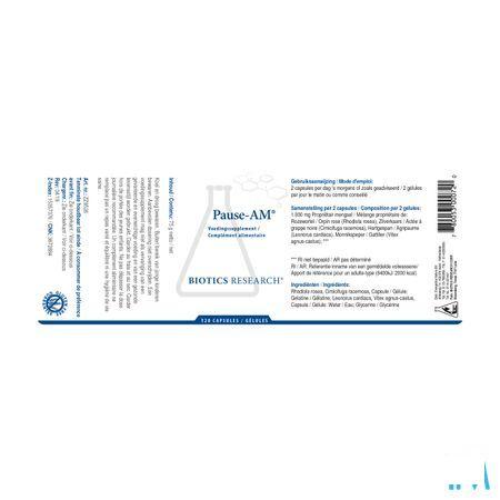 Pause Am Biotics Caps 120  -  Energetica Natura