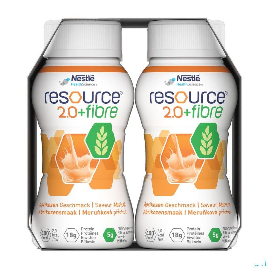 Resource 2.0 Fibre Abricot 4x200 ml 12100729  -  Nestle