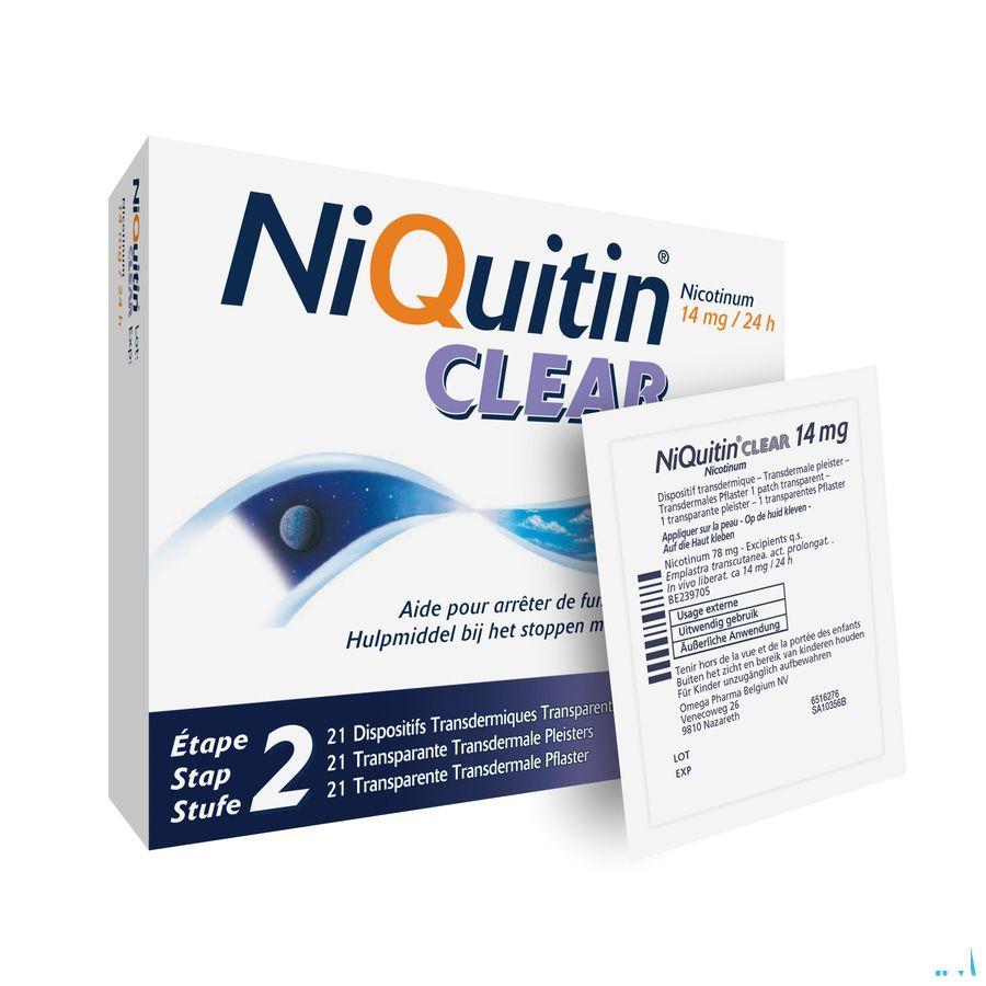 Niquitin Clear Patches 21 X 14 mg