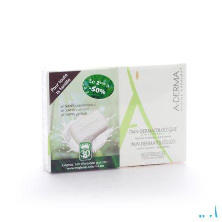 Aderma Havermelk Duo Wasstuk 2x100 gr  -  Aderma