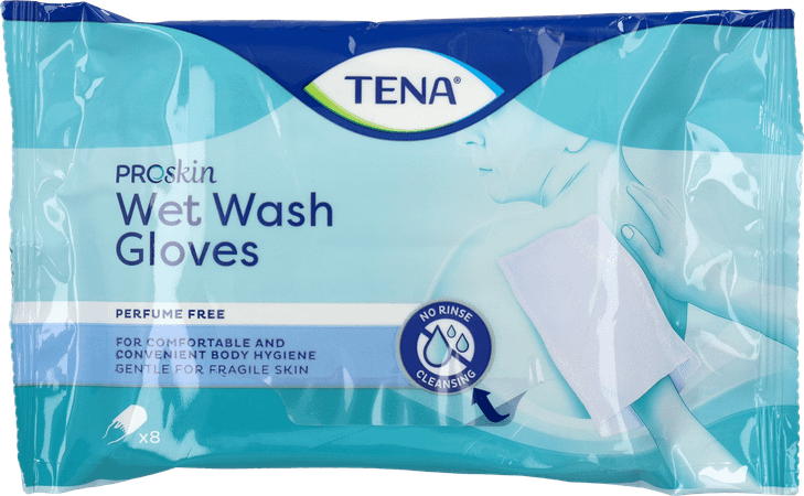 Tena Proskin Wetwashgloves No Perfume 8