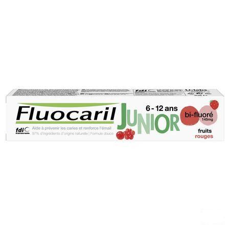 Fluocaril Tandpasta Bi-Fluore Junior Rode Vr. 75ml