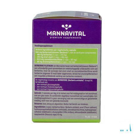 Mannavital Berberine Platinum V caps 60  -  Mannavita