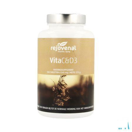 Vita C & D3 Rejuvenal Tabletten 500x454 mg  -  Euro Promo Consult