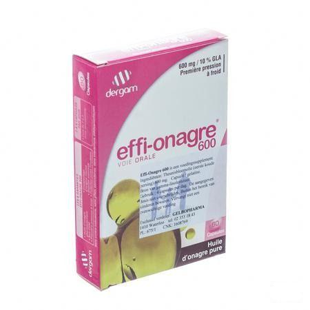 Effi Teunisbloem Dergam Capsule 60x600 mg  -  Gelbopharma