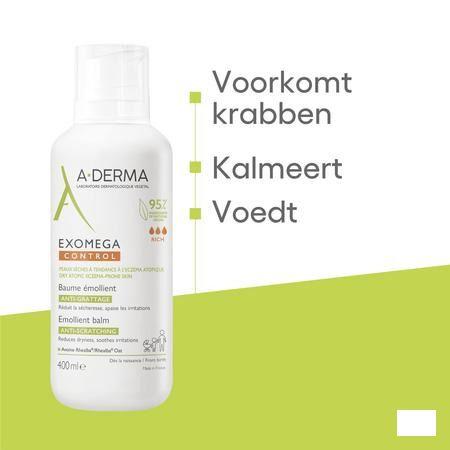 Aderma Exomega Control Baume Emollient 400 ml  -  Aderma