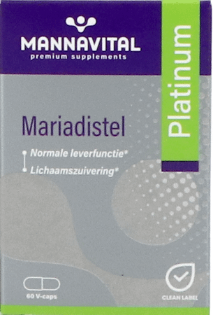 Mannavital Mariadistel Platinum V-Capsule 60