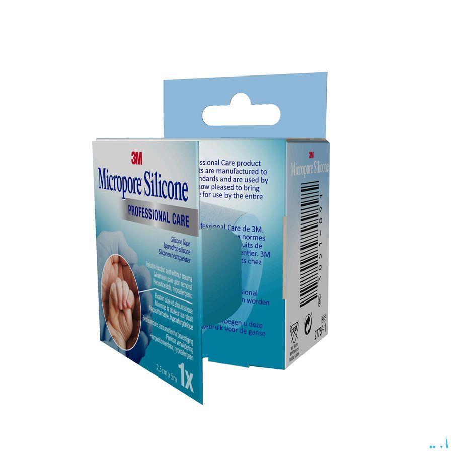 Micropore 3m Silicone Tape 25,0mmx5m 1 2775p-1  -  3M