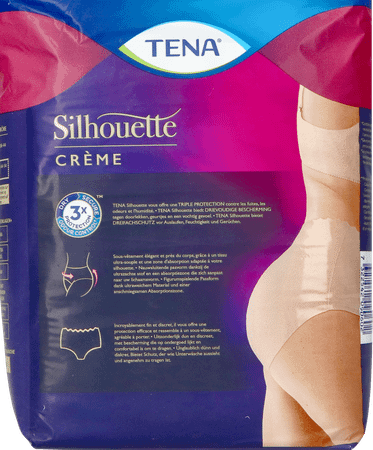 Tena Silhouette Plus Creme Hoge Taille L 8