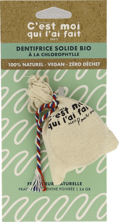 Diet cmqlf Tandpasta Vast Chlorophyl Bio 25G