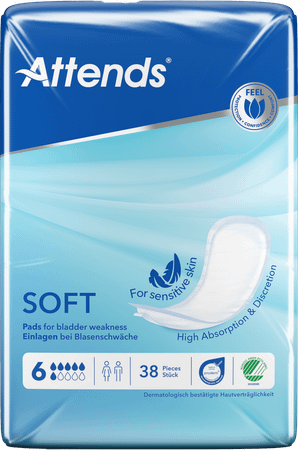 Attends Soft 6 Inleg Anatom. 1x38