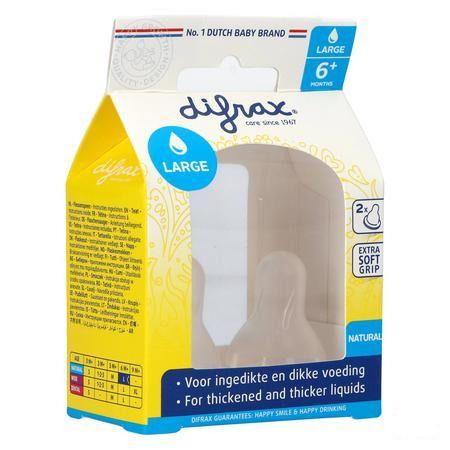 Difrax Flessenspeen Natural Large 673  -  Difrax