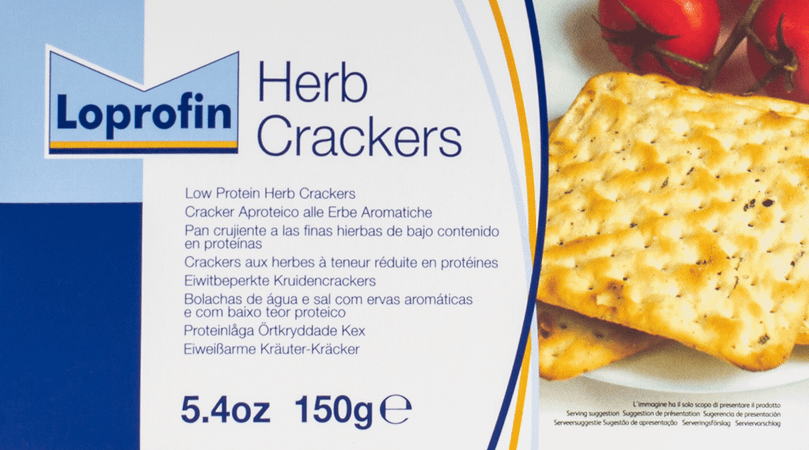 Loprofin Crackers Herbes 150 gr  -  Nutricia