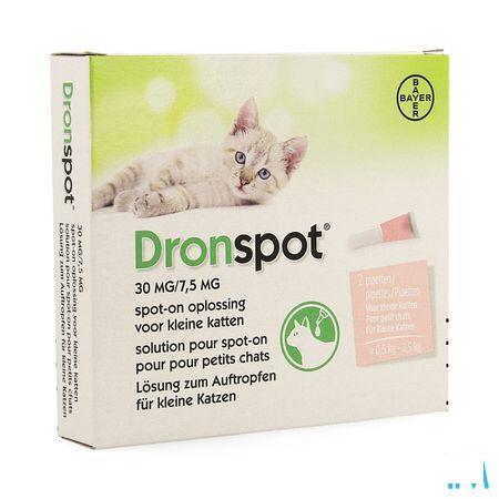 Dronspot 30 mg/7,5 mg Spot-On Kat Kl.>0,5-2,5Kg Pip2