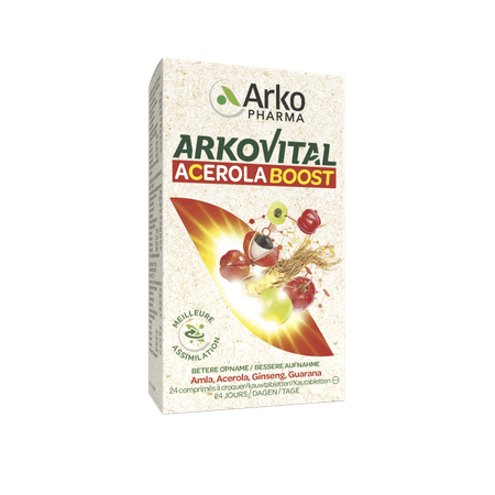 Arkovital Acerola Boost Comprimes Ã  Croquer 24  -  Arkopharma