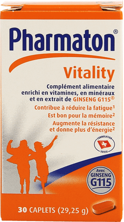 Pharmaton Vitality Caplets 30