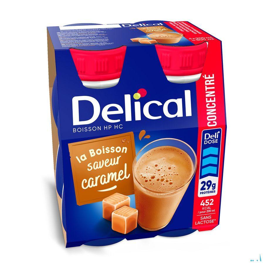 Delical Concentre Caramel (4x200 ml)  -  Bs Nutrition