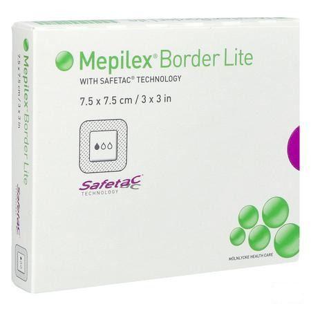 Mepilex Border Lite Verband Ster 7,5x 7,5 5 281200  -  Molnlycke Healthcare Mepilex Border Lite Verband Ster 7,5x 7,5 5 281200  -  Molnlycke Healthcare