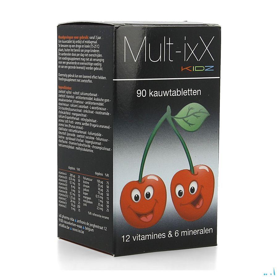 Mult-Ixx Kidz Kauwtabl 90  -  Ixx Pharma