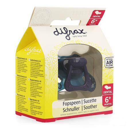 Difrax Fopspeen Sil Dental + ring + 6m 800  -  Difrax