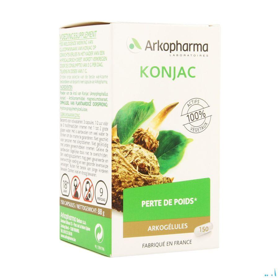 Arkogelules Konjac 150x500 mg  -  Arkopharma
