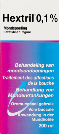 Hextril 0,1% Sol Bain Bouche 200 ml
