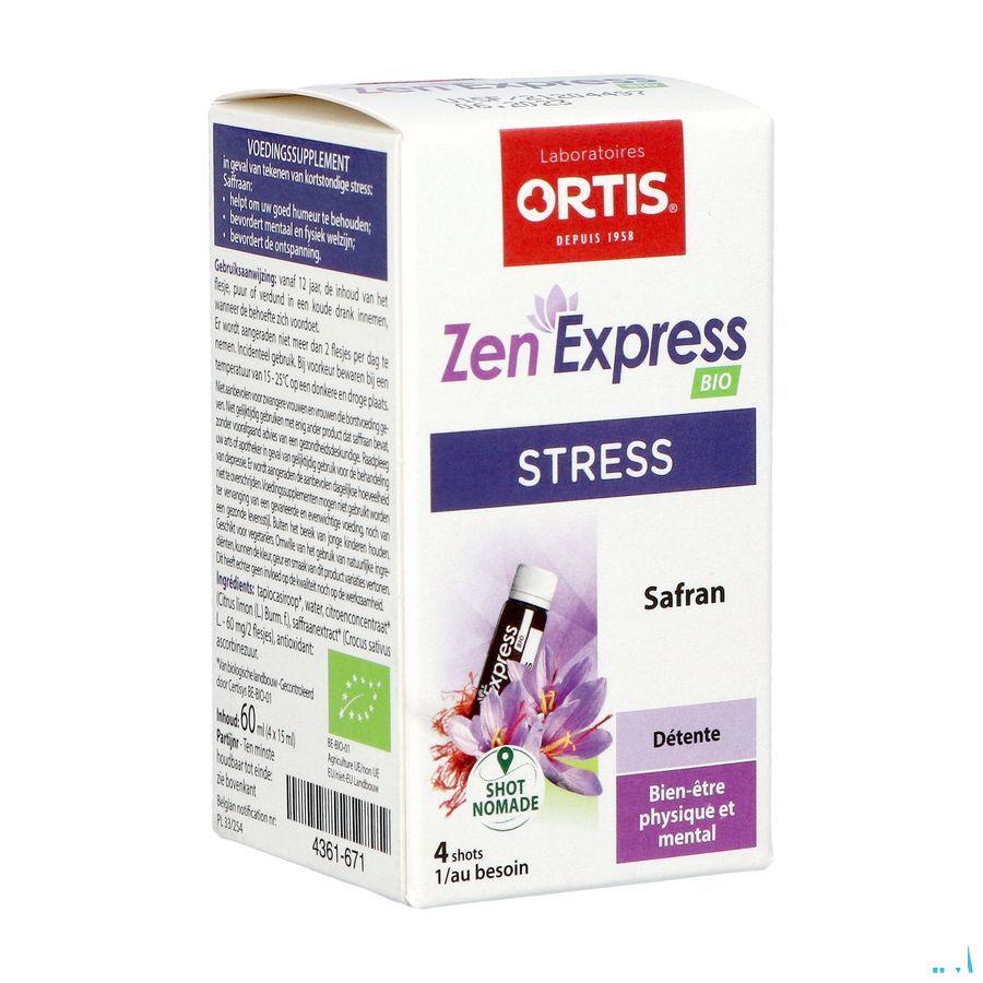 Ortis Zen Express Bio Shots 4X15ml  -  Ortis