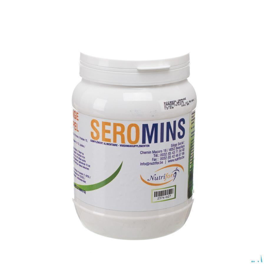 Seromins Orange Poudre 450 gr  -  Nutrifor